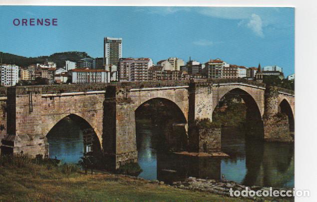 Cartes Postales: POSTAL PUENTE ROMANO-ORENSE-GALICIA