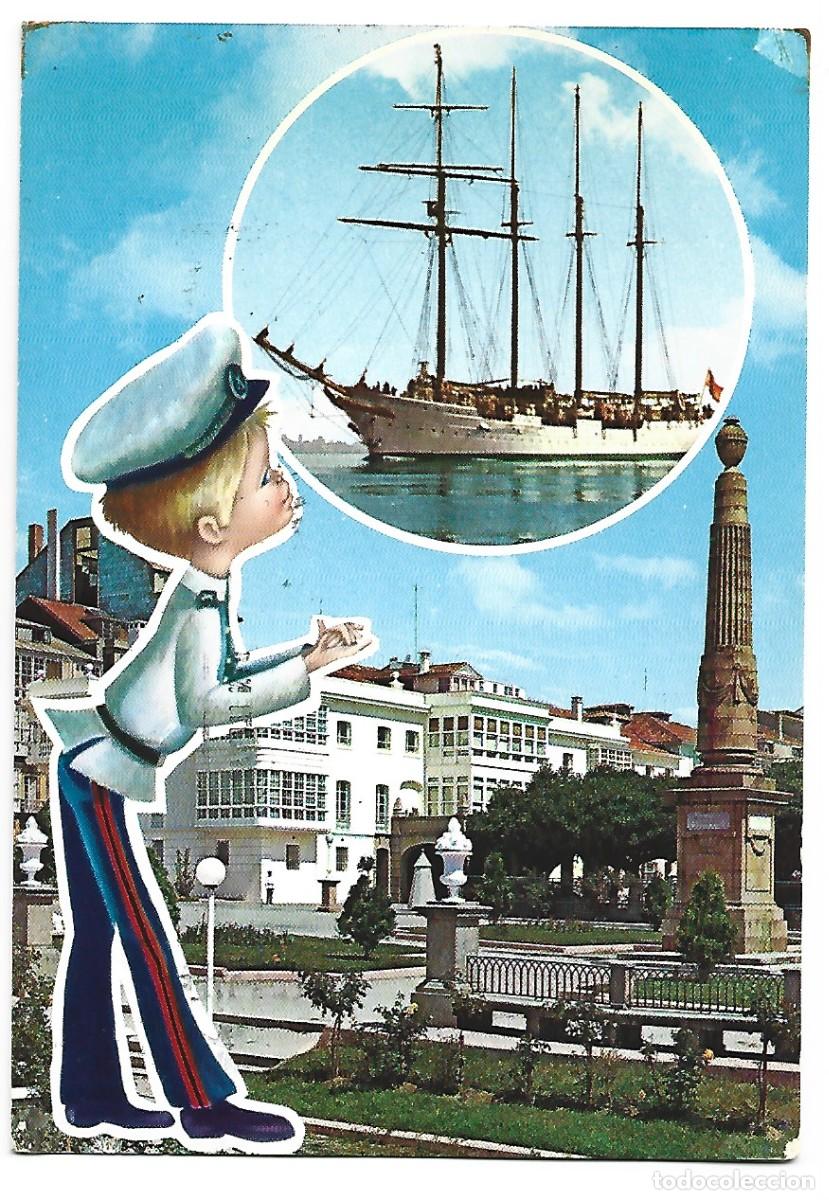 Postkarten: BELLEZAS DE LA CIUDAD / BEAUTIES OF THE CITY.- EL FERROL DEL CAUDILLO