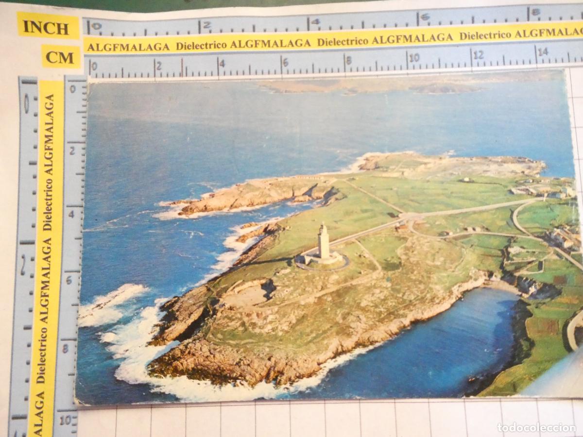 Postkarten: POSTAL DE CORU&Ntilde;A. A&Ntilde;O 1967. VISTA AEREA FARO TORRE DE H&Eacute;RCULES. AYUNTAMIENTO. 4269