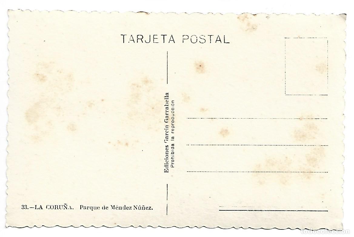 Postales: PARQUE DE MENDEZ NU&Ntilde;EZ.- LA CORU&Ntilde;A - Foto 2