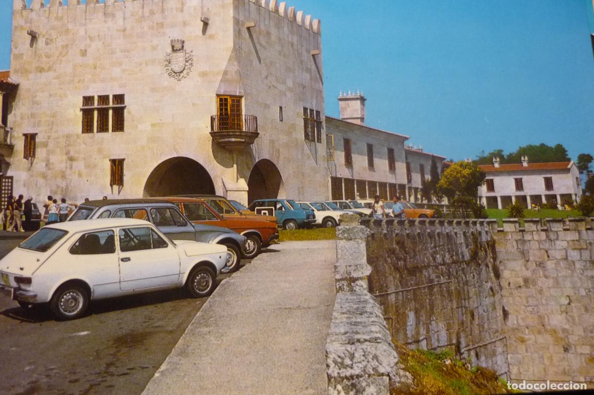 Postales: postal bayona la real .-parador nac. conde gondomar coches cm
