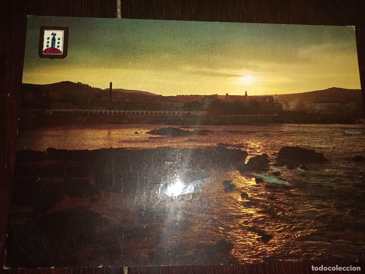 Postales: N&ordm; 52188 POSTAL LA CORU&Ntilde;A PUESTA DE SOL EN RIAZOR - Foto 1