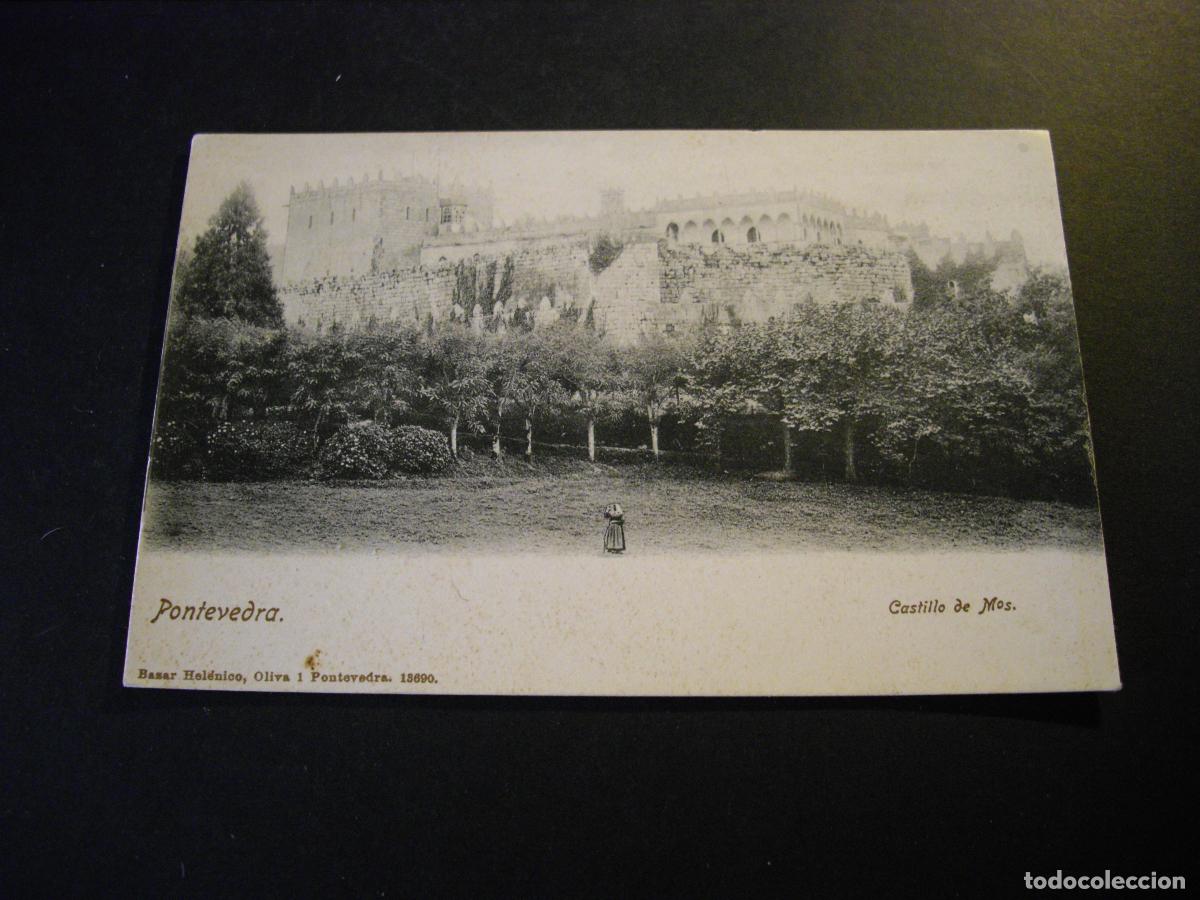 Postales: PONTEVEDRA CASTILLO DE MOS SIN DIVIDIR - Foto 1