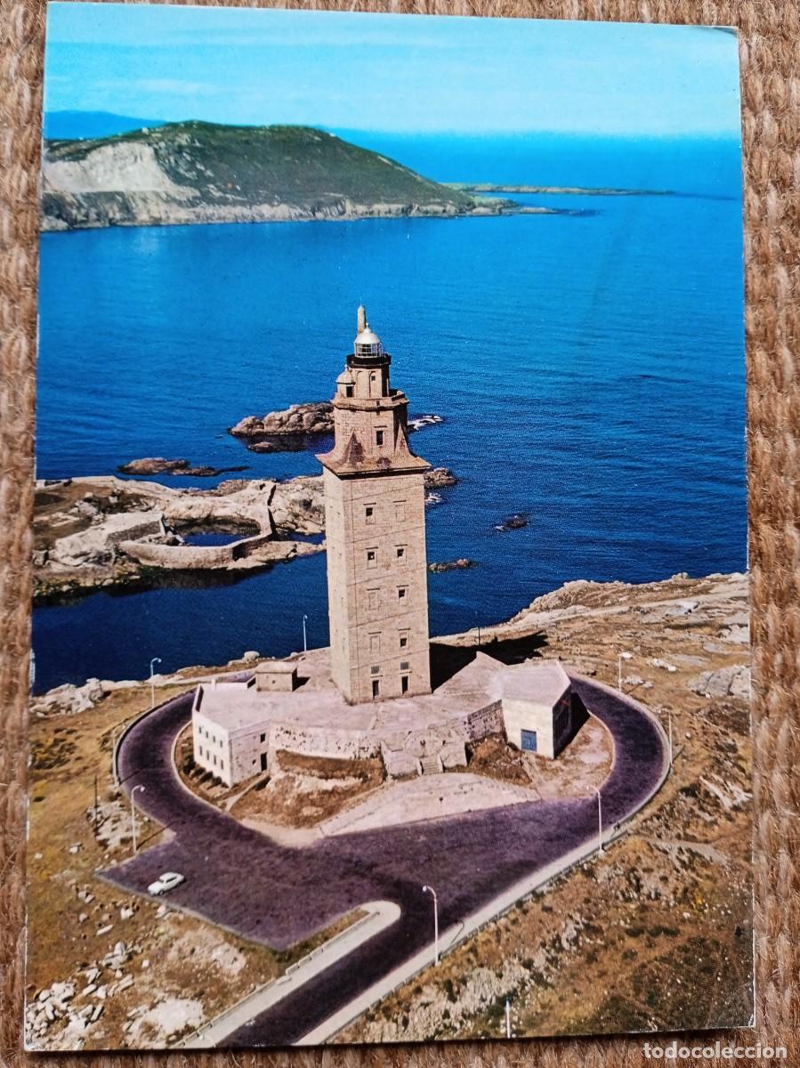 Postales: LA CORU&Ntilde;A - TORRE DE HERCULES - ED. ALARDE - Foto 1