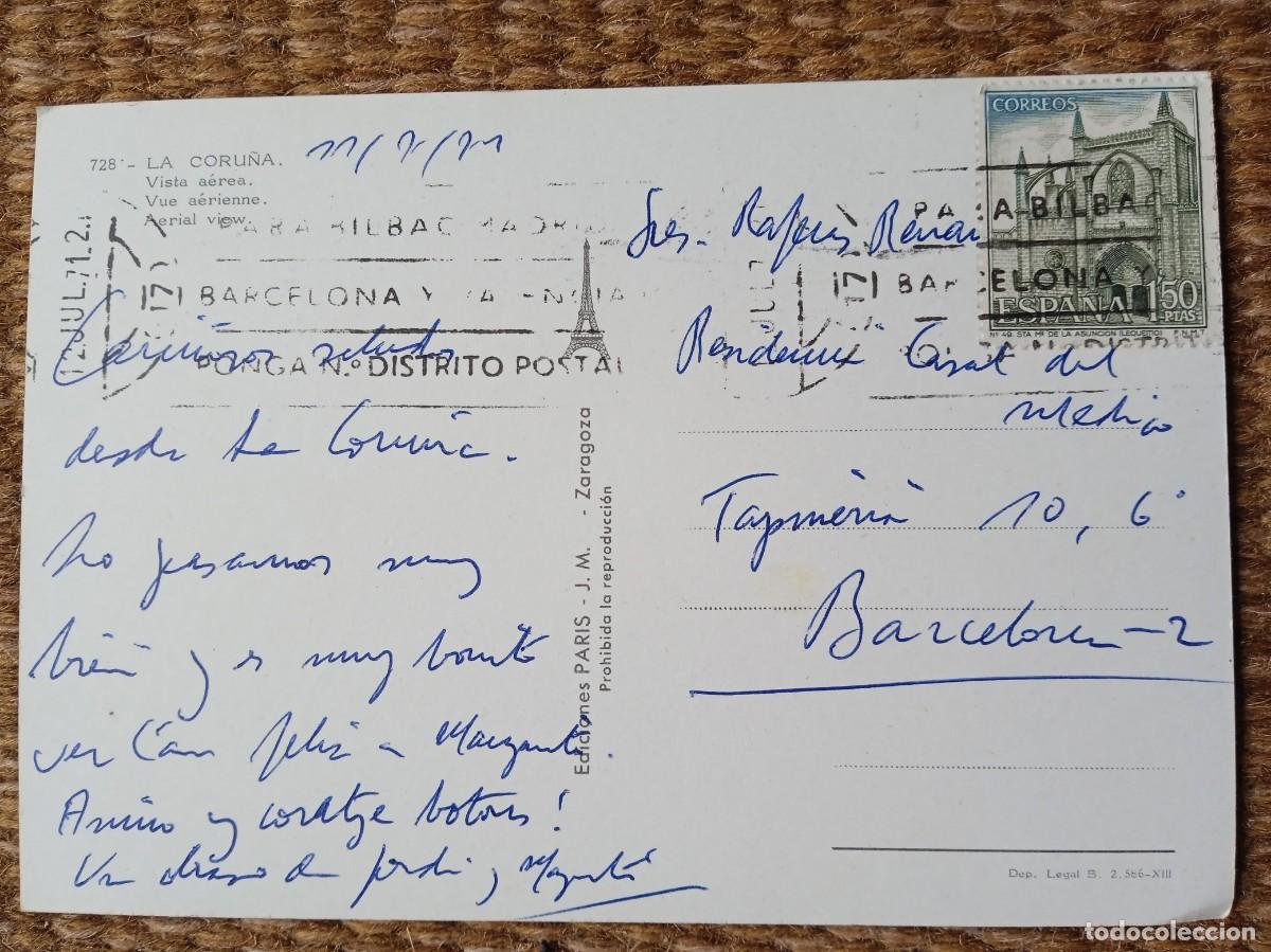 Postales: LA CORU&Ntilde;A - EDICIONES PARIS - Foto 2