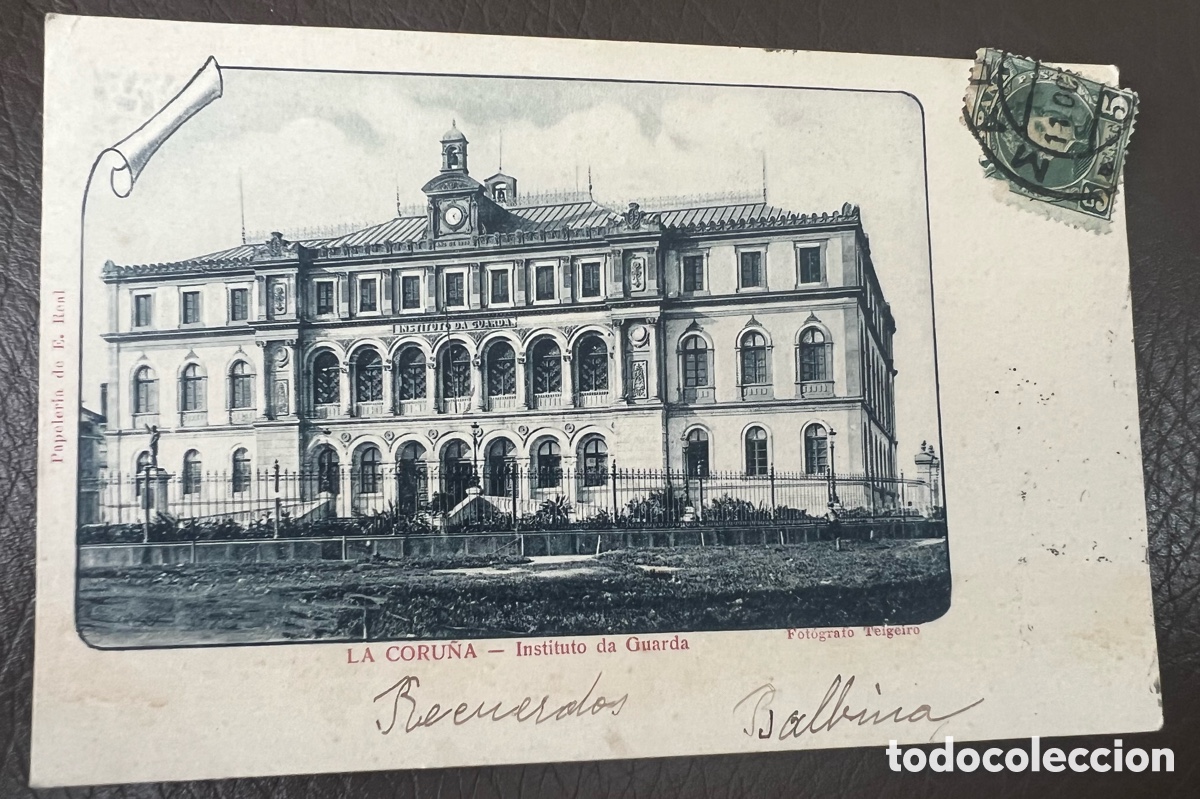 Postales: Instituto da Guarda 1904 sin dividir Coru&ntilde;s - Foto 1