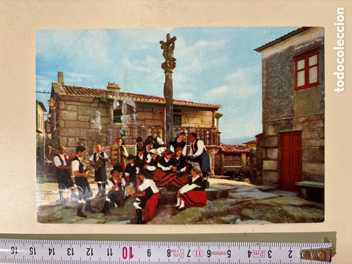 Postkarten: POSTAL. GALICIA. FIESTA GALLEGA CON TRAJES T&Iacute;PICOS. FOTOCOLOR VALMAN, S. A. 28 NOV. 1965.