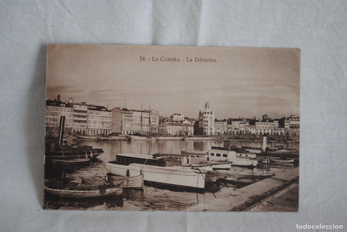 Postales: LA CORU&Ntilde;A , - LA DARSENA - Foto 1