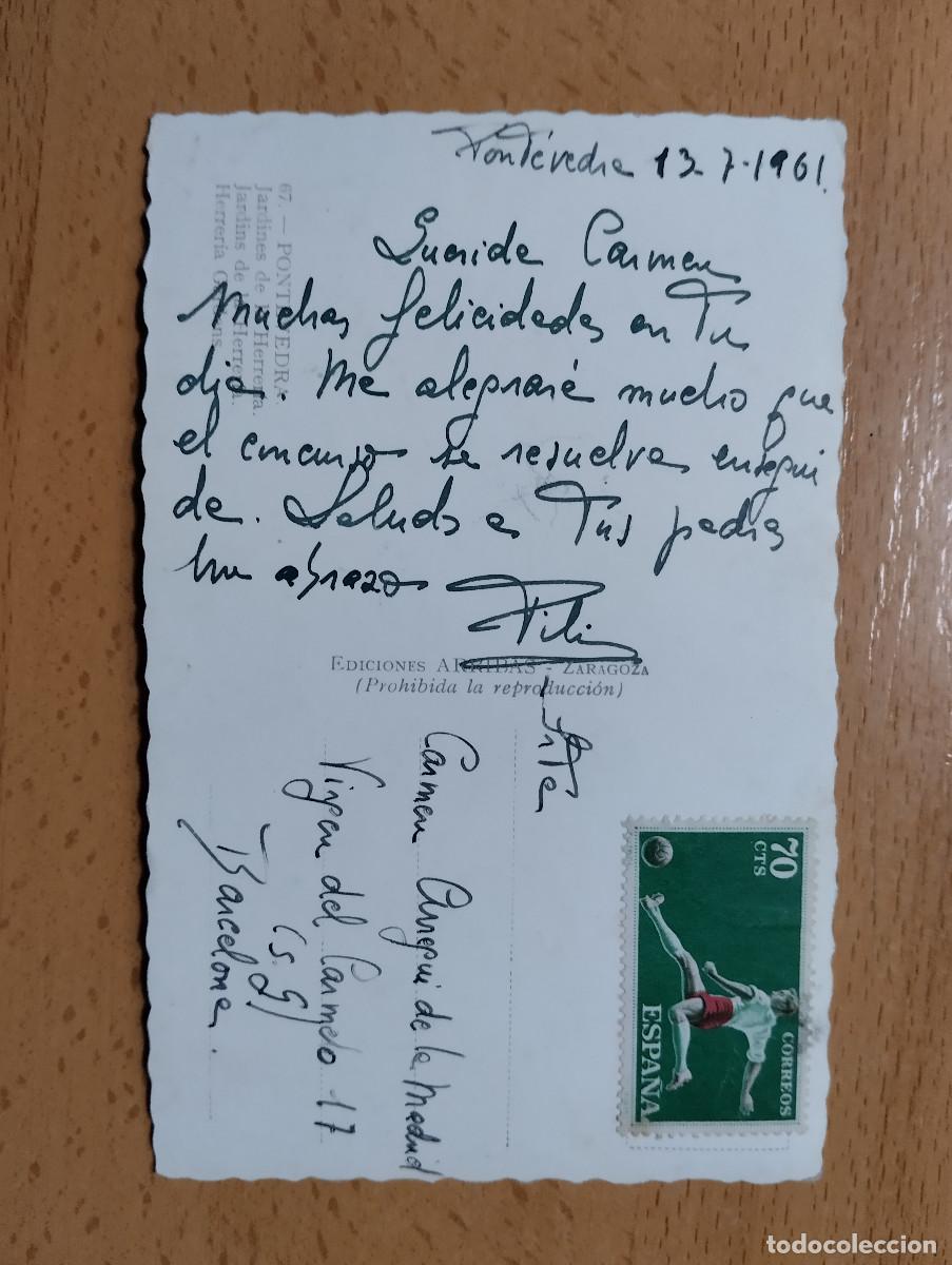 Postales: PONTEVEDRA JARDINES DE LA HERRERA - Foto 2