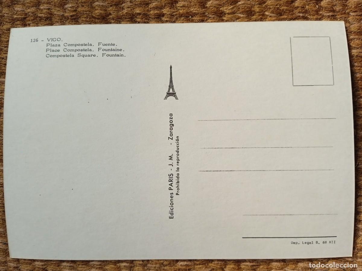 Postales: VIGO - PONTEVEDRA - ED. PARIS - Foto 2