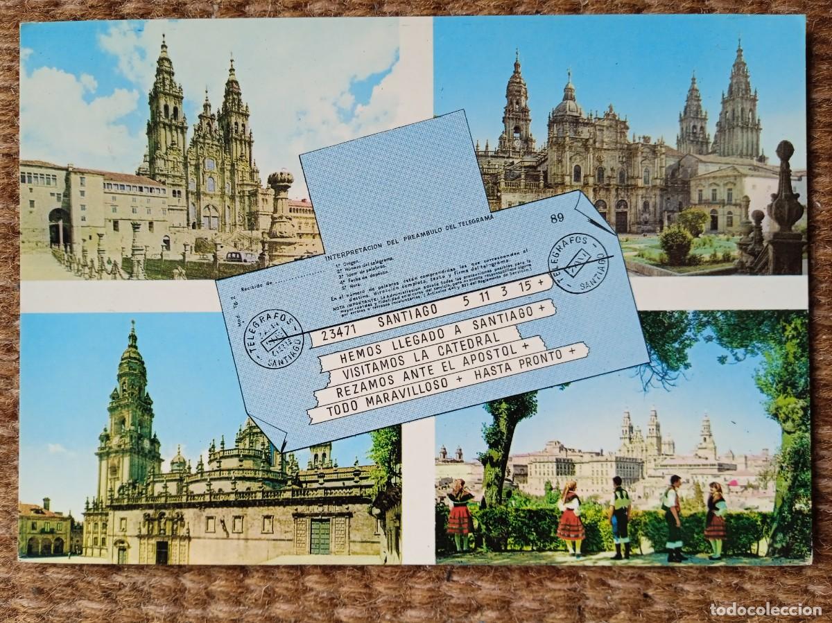 Cartes Postales: TELEGRAMA DESDE SANTIAGO - ED. ALARDE