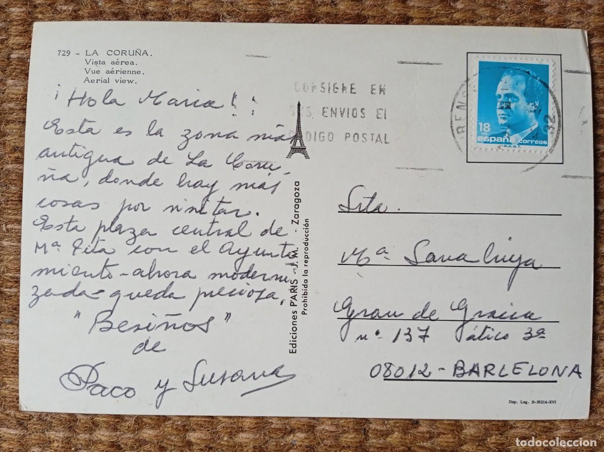 Postales: LA CORU&Ntilde;A - EDICIONES PARIS - Foto 2