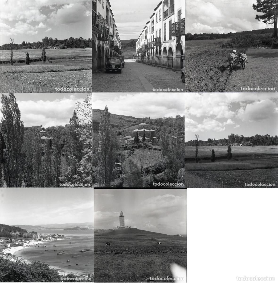 Postales: LOTE 145: 8 NEGATIVOS GALICIA MONDO&Ntilde;EDO PORTOMAR&Iacute;N SAMOS CORU&Ntilde;A SANTA MAR&Iacute;A LANZADA1972 FORMATO 55MM