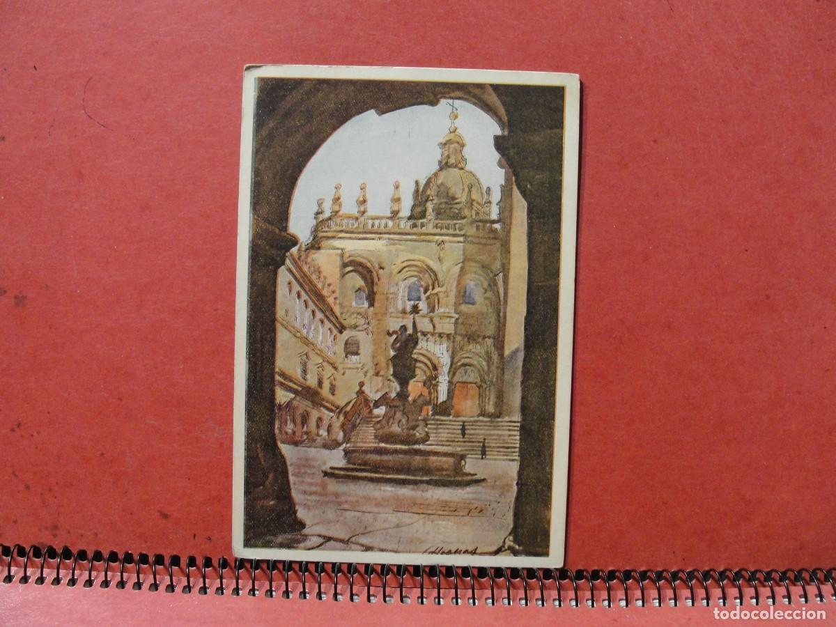 Postkarten: postal antigua ARCHIVO DE ARTE / PLAZA PLATERIAS SANTIAGO COMPOSTELA - LLOVERAS - SERIE A 66