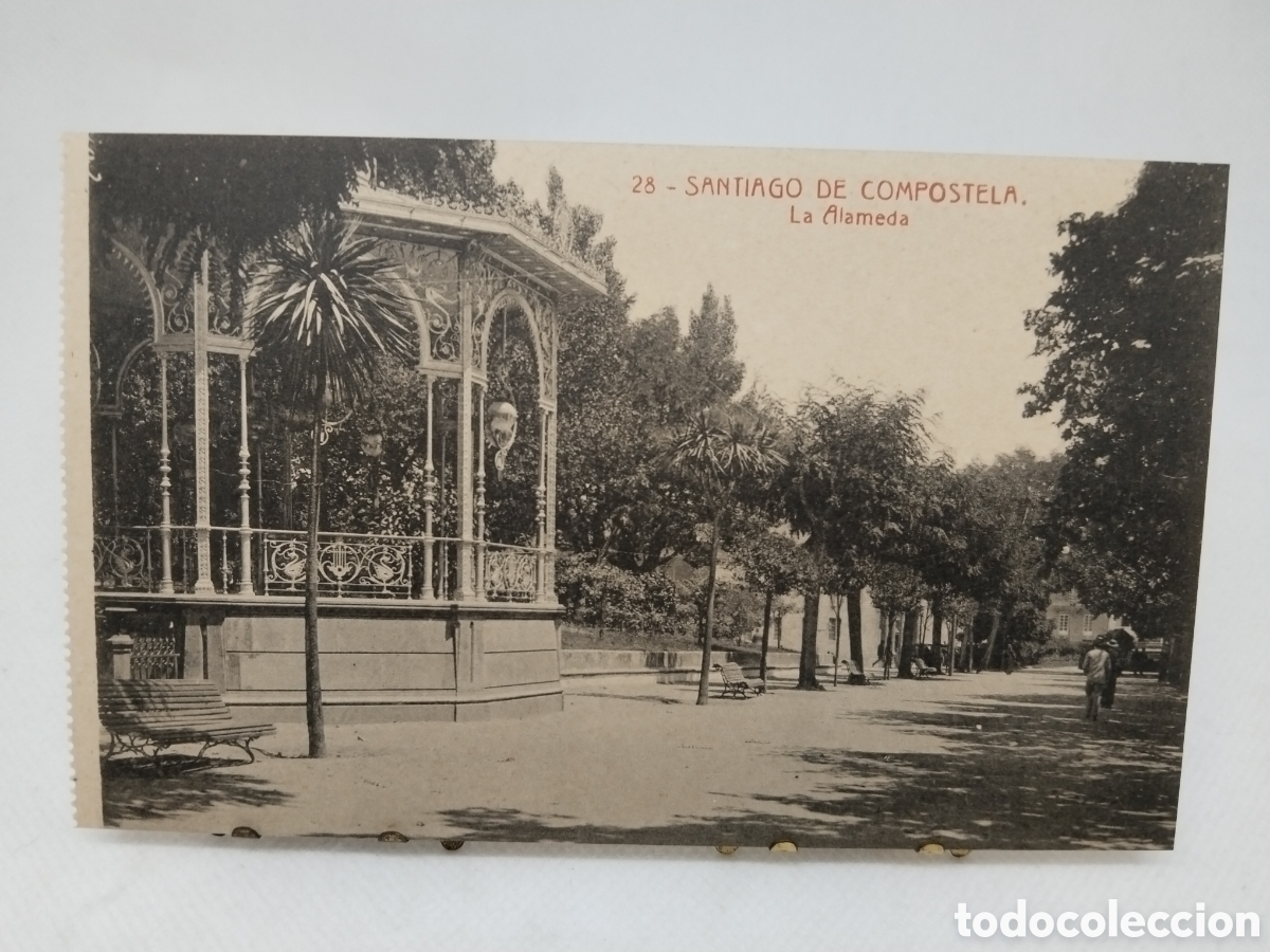 Postales: Postal de Santiago de Compostela. La Alameda