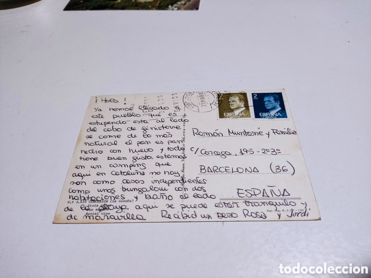 Postales: Postal Corcubion , La Coru&ntilde;a - Foto 2