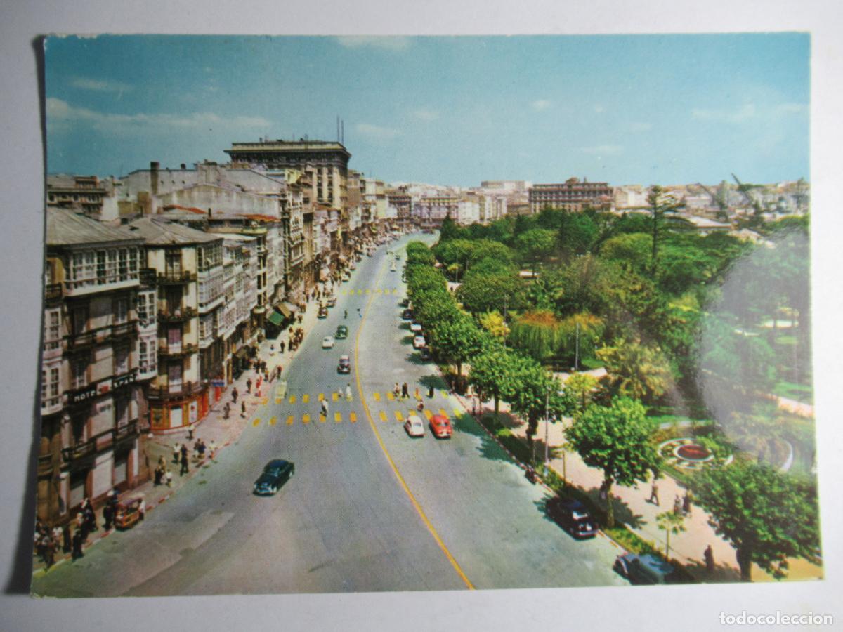 Postales: La Coru&ntilde;a - Los Cantones y Parque - Foto 1