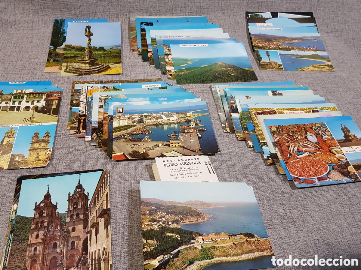 Cartes Postales: 39 POSTALES A&Ntilde;OS 60-70 DE GALICIA