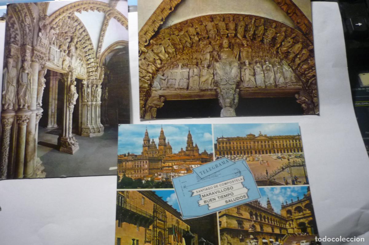 Cartes Postales: lote postales santiago compostela &iexcl;&iexcl;1 circulada -1 escrita&iexcl;&iexcl; cm