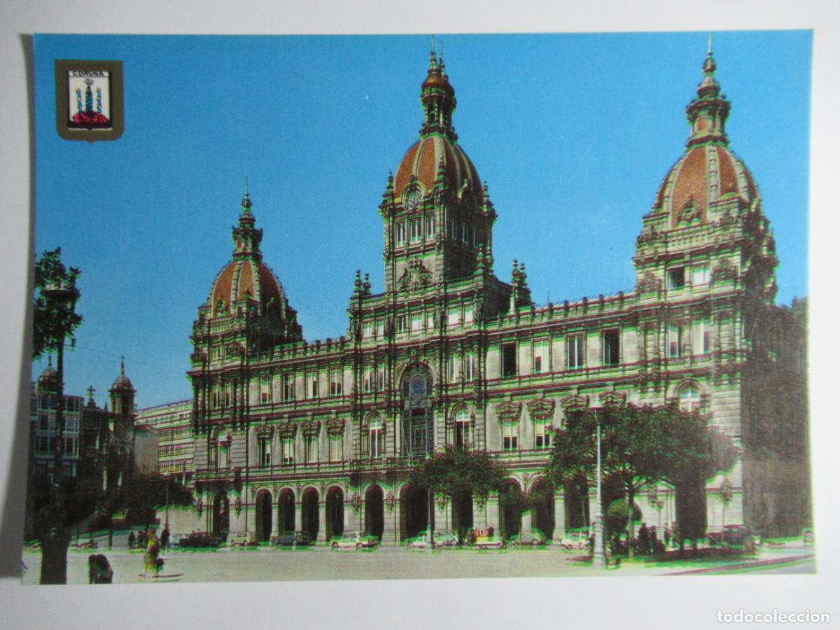 Postales: La Coru&ntilde;a -Palacio Municipal - Foto 1
