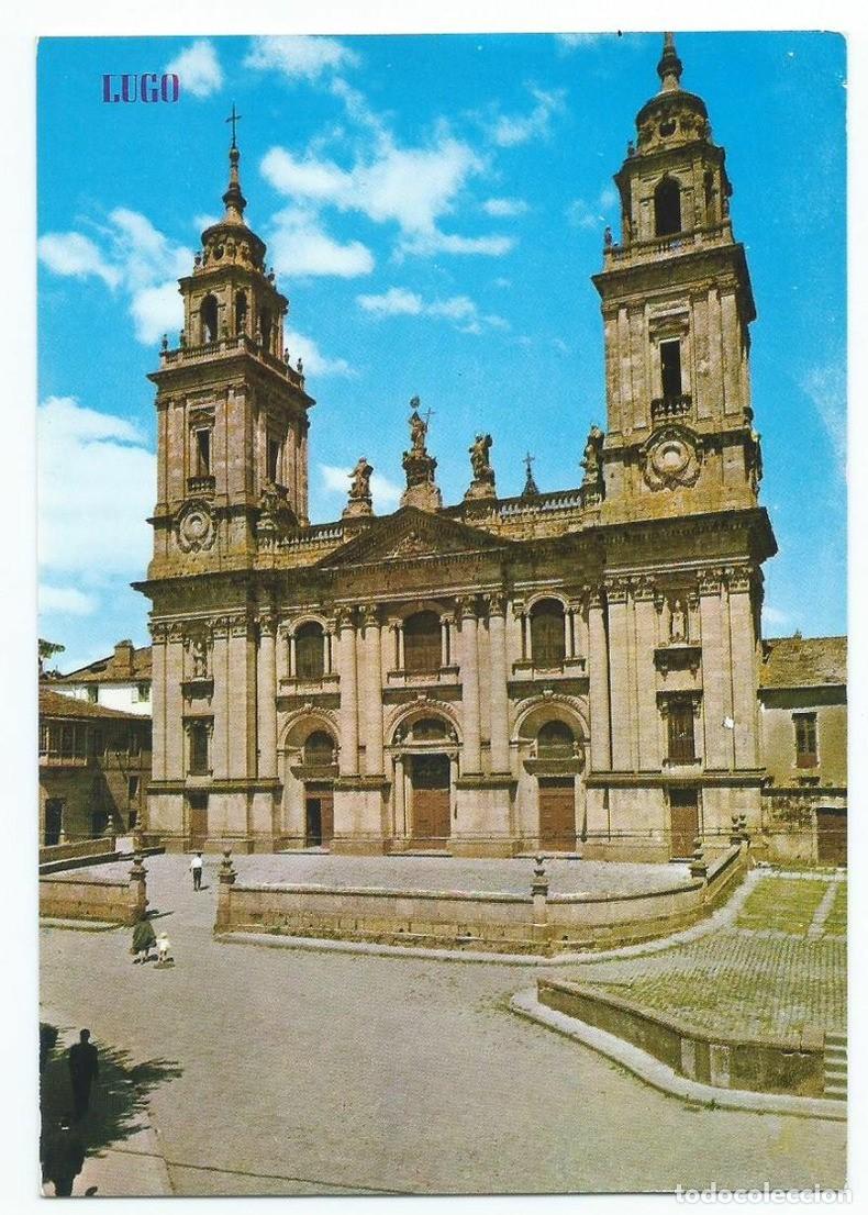 Postales: FACHADA DE LA CATEDRAL - CATHEDRAL&acute;S FA&Ccedil;ADE.- LUGO - Foto 1