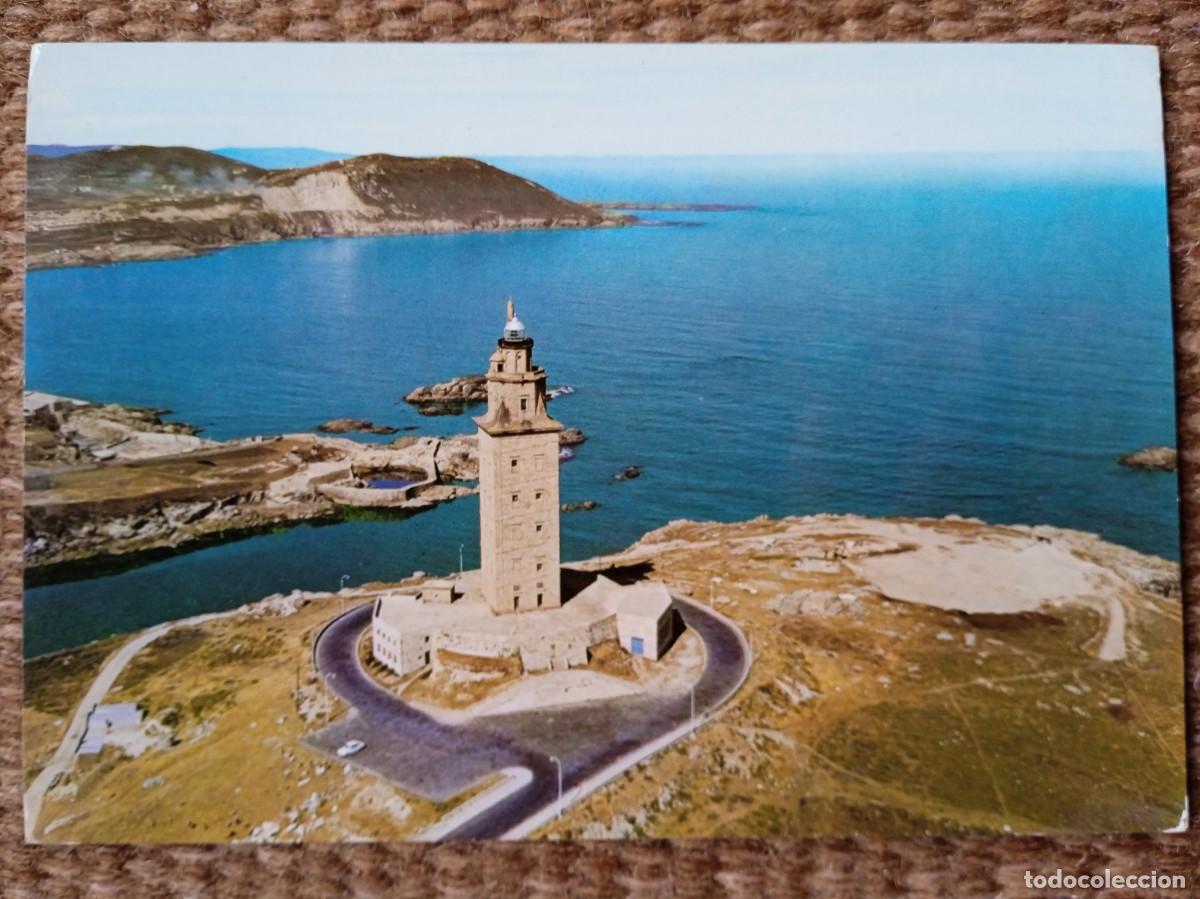 Postales: LA CORU&Ntilde;A - TORRE DE HERCULES - ED. ALARDE - Foto 1