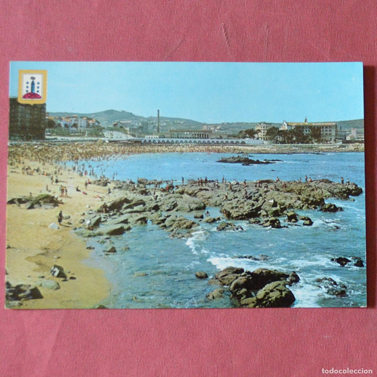 Postales: LA CORU&Ntilde;A - PLAYA DE RIAZOR - Foto 1