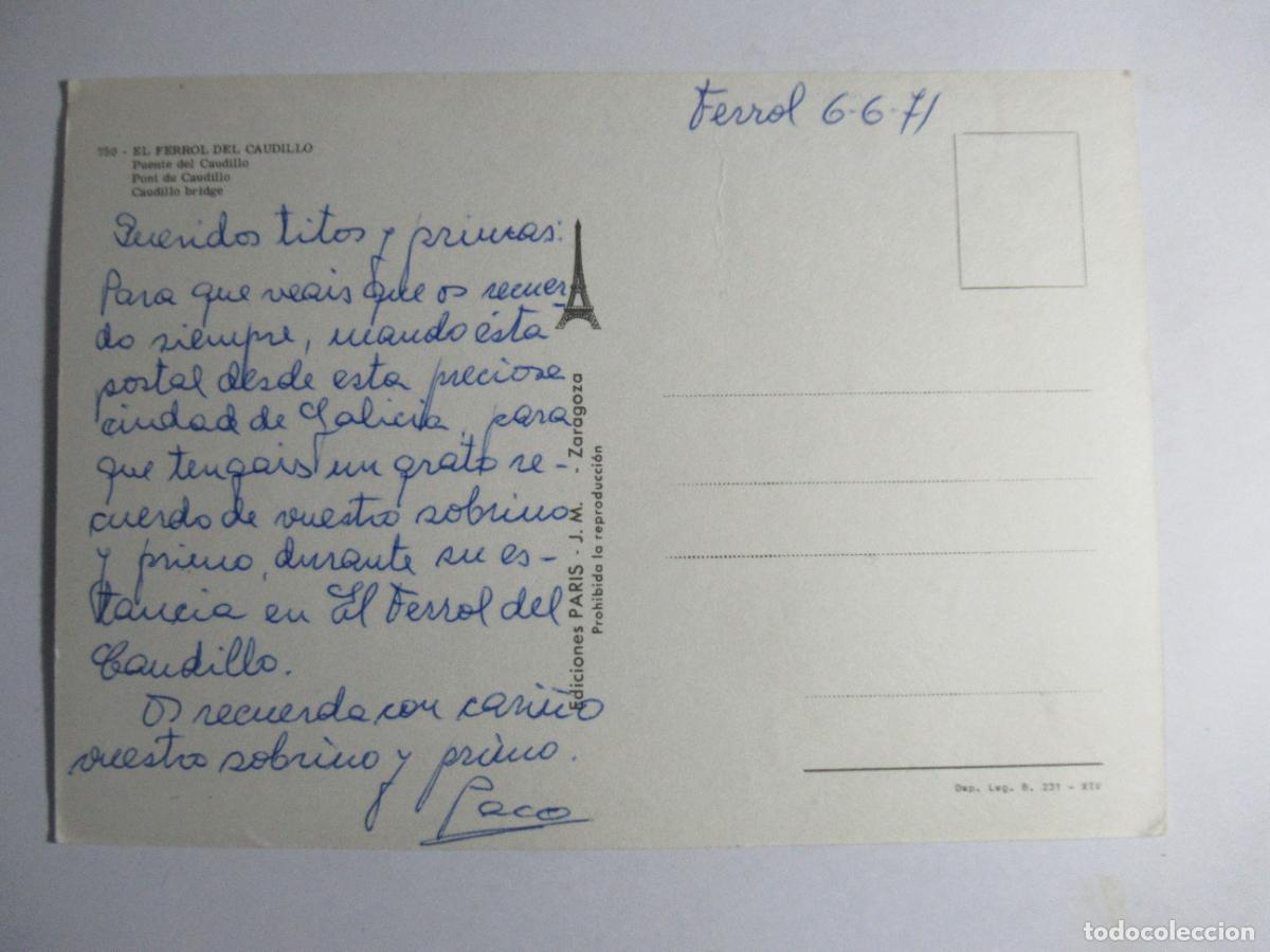 Postales: El Ferrol del Caudillo - Puente del Caudillo - Foto 2