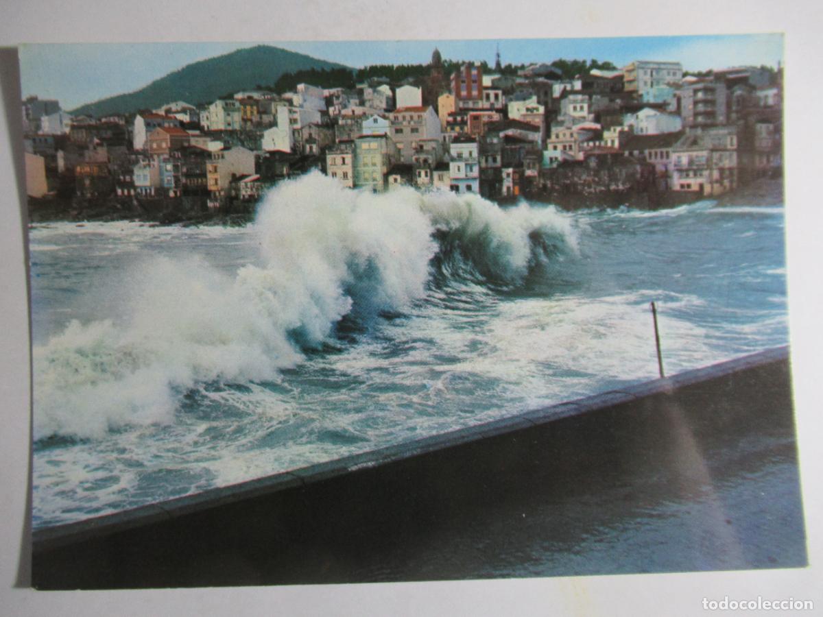 Postales: Galicia - Rompeolas en la Costa - Foto 1