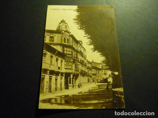Postales: LUGO PLAZA MAYOR POSTAL - Foto 1