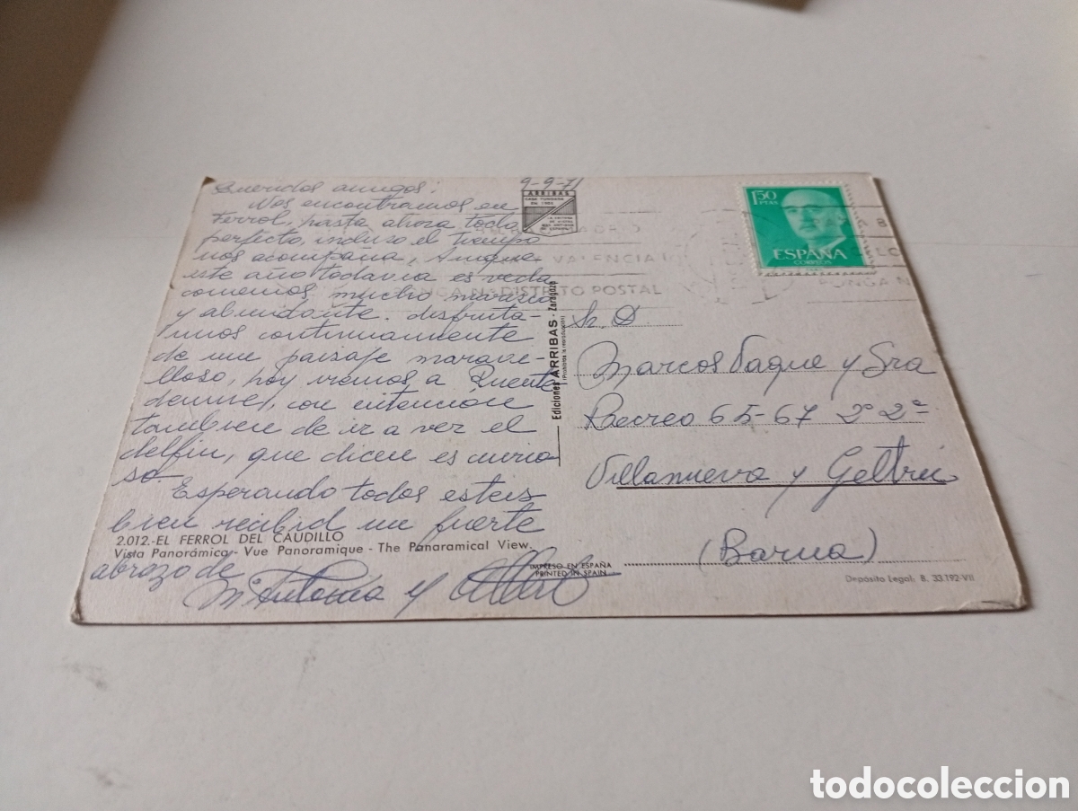 Postales: Postal El Ferrol Del Caudillo - Foto 2