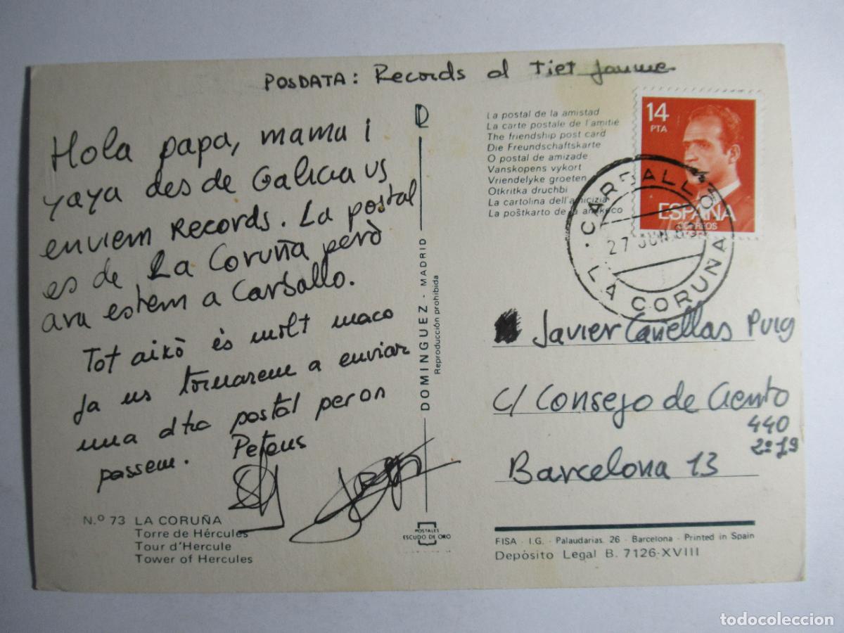 Postales: La Coru&ntilde;a - Torre de H&eacute;rcules - Foto 2