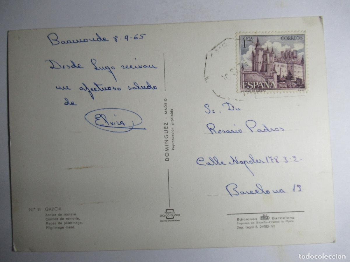 Postales: Galicia - Comida de Romer&iacute;a - Foto 2