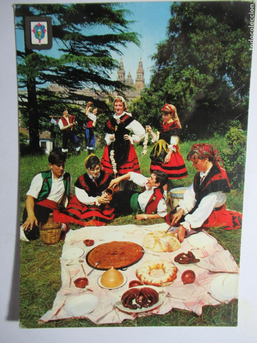 Postales: Galicia - Comida de Romer&iacute;a - Foto 1