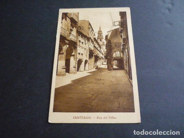 Postales: SANTIAGO DE COMPOSTELA RUA DEL VILLAR - Foto 1