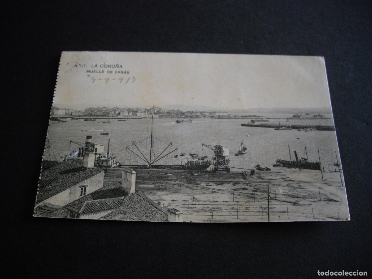 Postales: LA CORU&Ntilde;A MUELLE DE FAR&Aacute;S - Foto 1