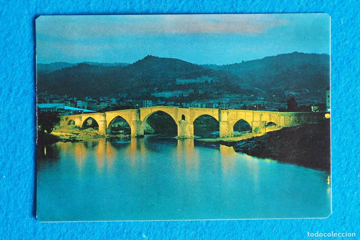 Postales: POSTAL DE ORENSE: PUENTE ROMANO - Foto 1