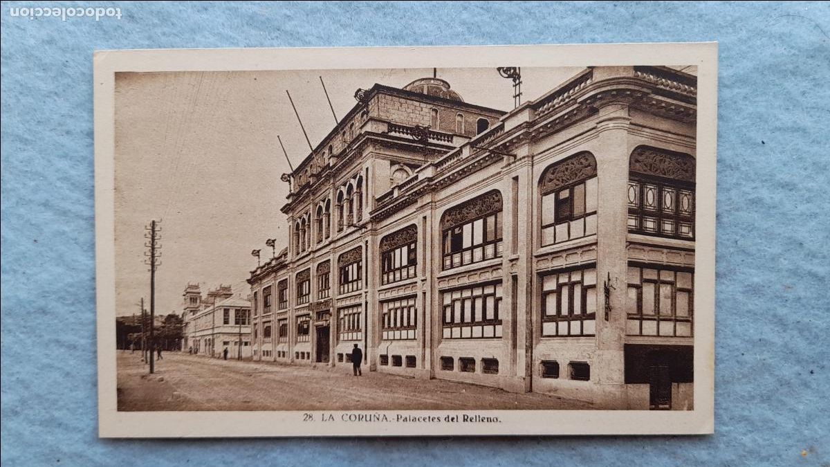 Postales: La Coru&ntilde;a. Palacetes del Relleno. - Foto 1