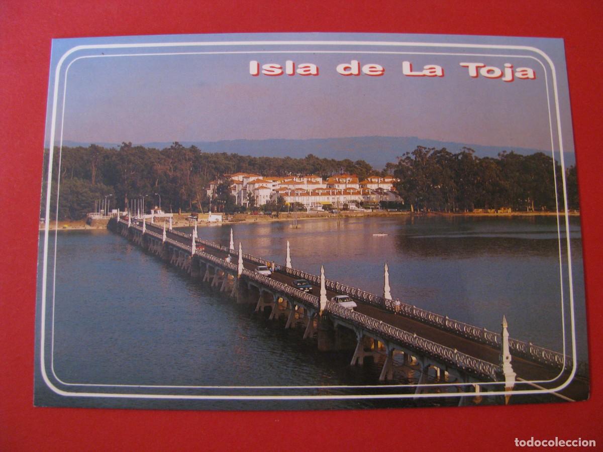 Postales: POSTAL DE ISLA DE LA TOJA. PUENTE. - Foto 1