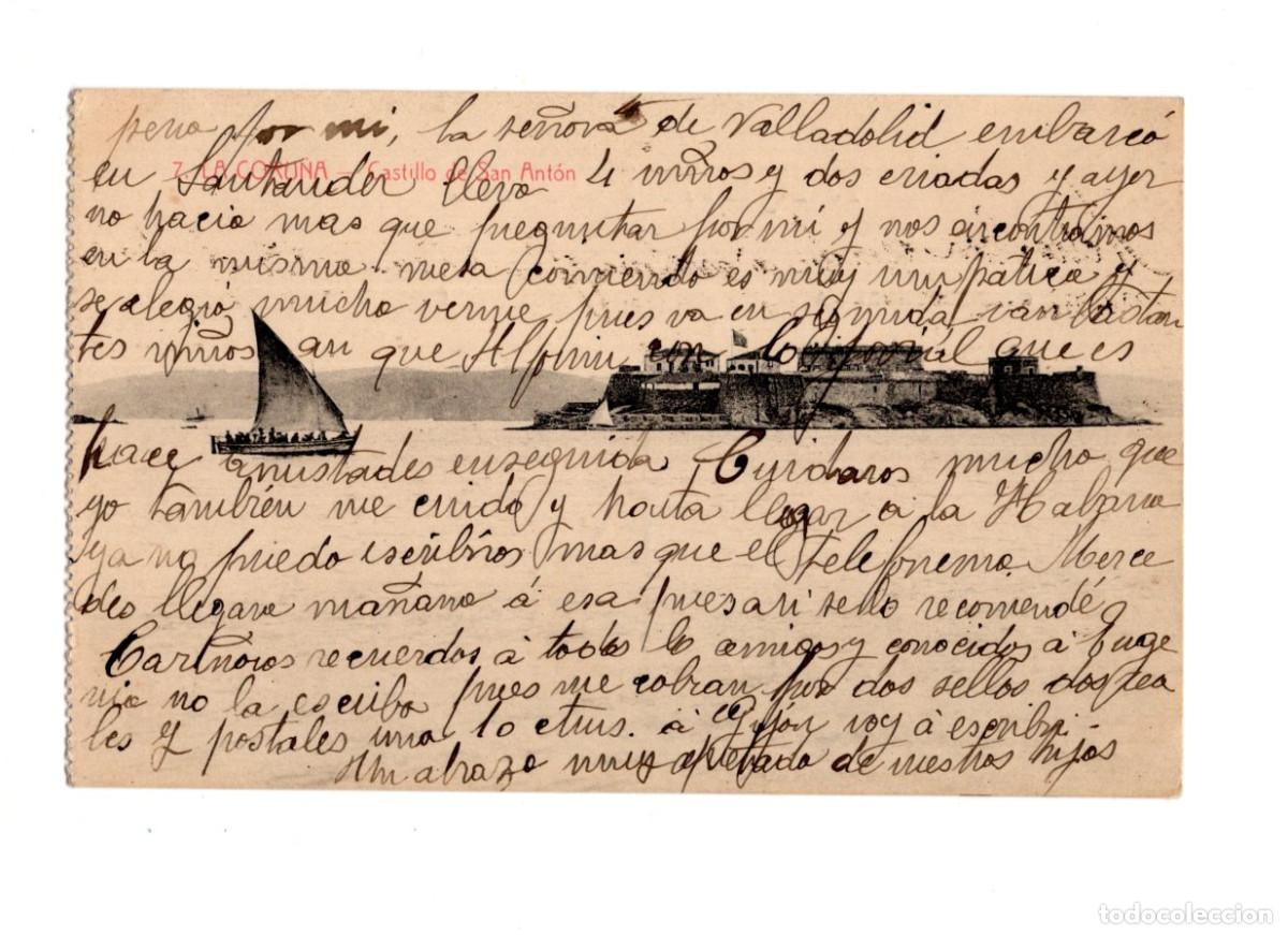 Postales: LA CORU&Ntilde;A.- CASTILLO DE SAN ANT&Oacute;N. - Foto 1