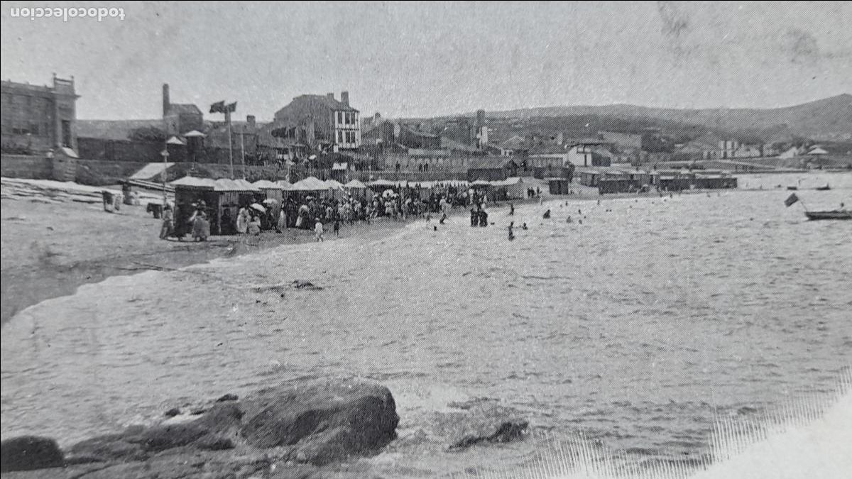 Postales: La Coru&ntilde;a. Playa de Riazor. - Foto 2