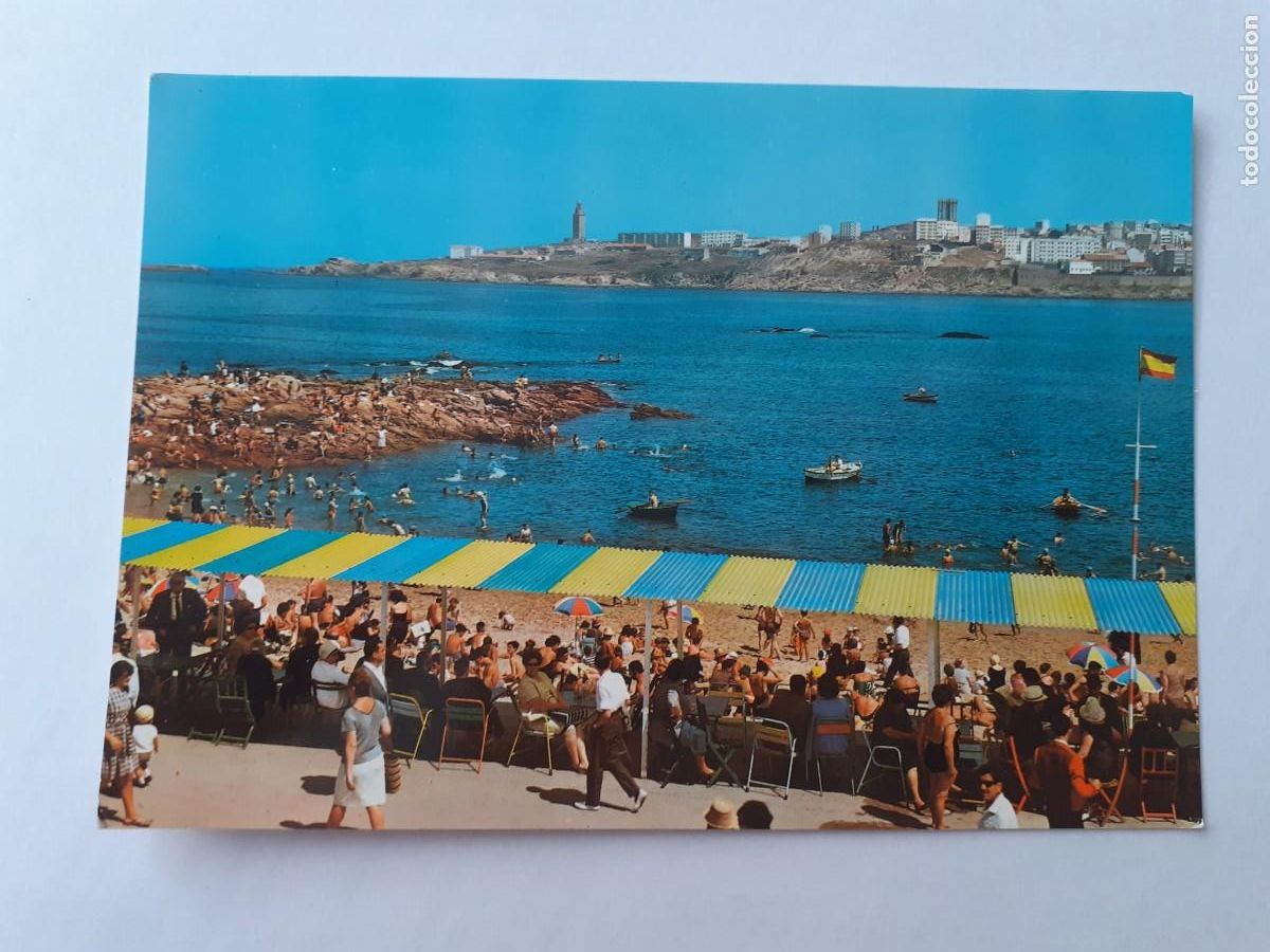Postales: POSTAL - LA CORU&Ntilde;A PLAYA DE RIAZOR - ARRIBAS 2020 - Foto 1