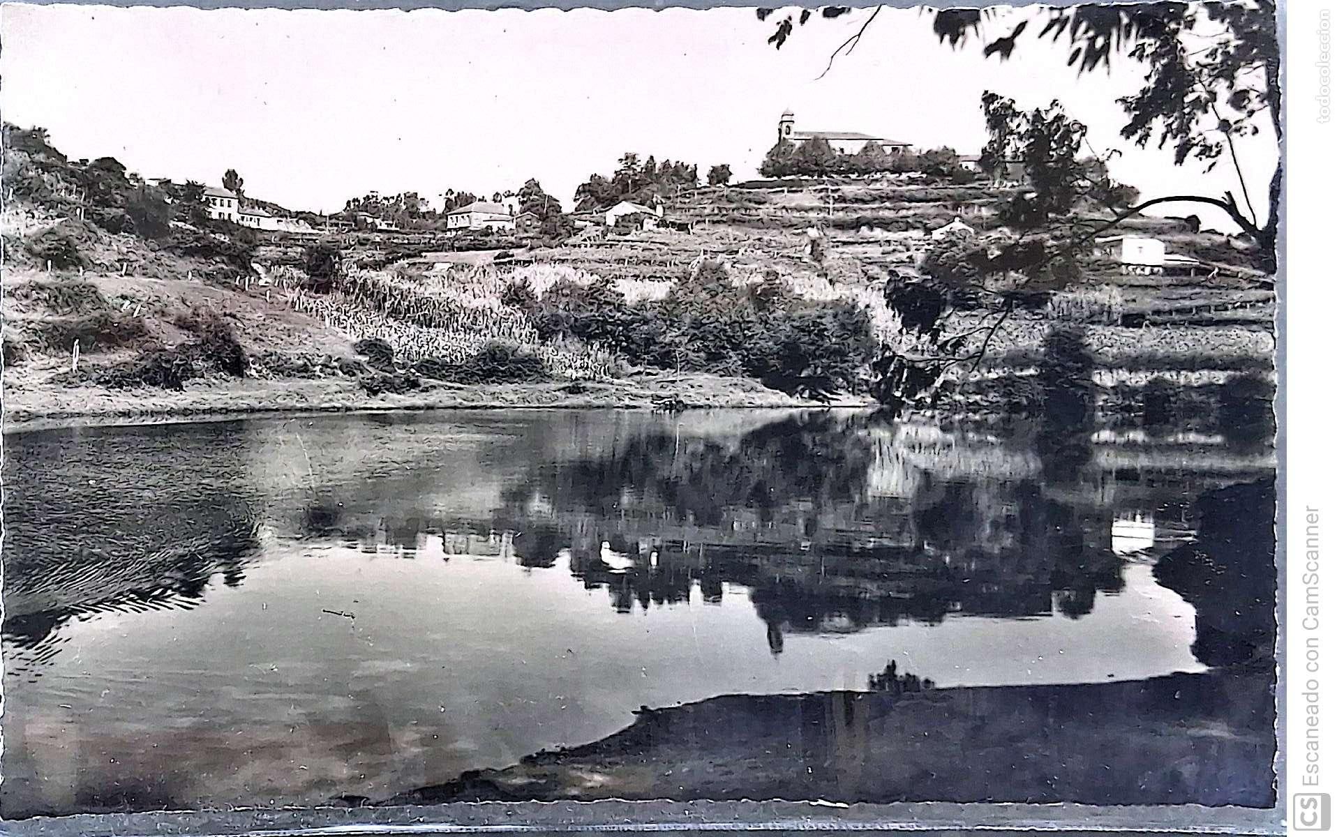 Postkarten: Pontevedra. 17 Monasterio de San Benito y R&iacute;o L&eacute;rez. Ed. Lujo. Nueva. Blanco/Negro
