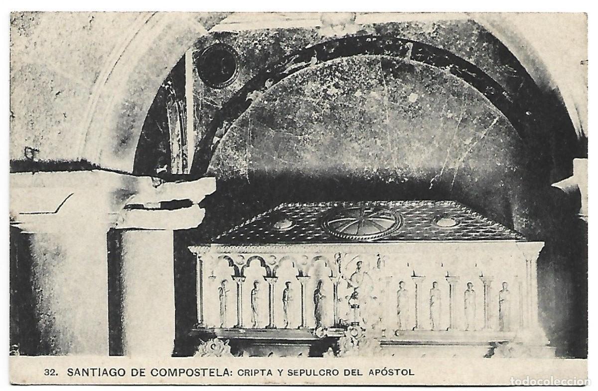 Postales: &rdquo; CRIPTA Y SEPULCRO DEL APOSTOL &rdquo;.- SANTIAGO DE COMPOSTELA - Foto 1
