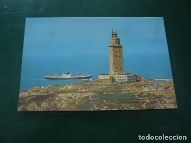 Postales: LA CORU&Ntilde;A TORRE DE HERCULES POSTAL - Foto 1