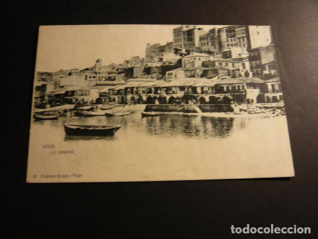 Postales: VIGO LA RIBERA EUGENIO KRAPF SIN DIVIDIR - Foto 1