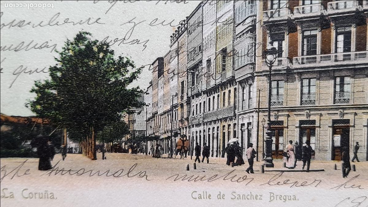 Postales: La Coru&ntilde;a. Calle de S&aacute;nchez Bregua. - Foto 3