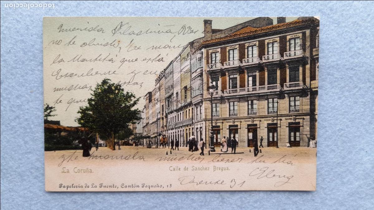 Postales: La Coru&ntilde;a. Calle de S&aacute;nchez Bregua. - Foto 1