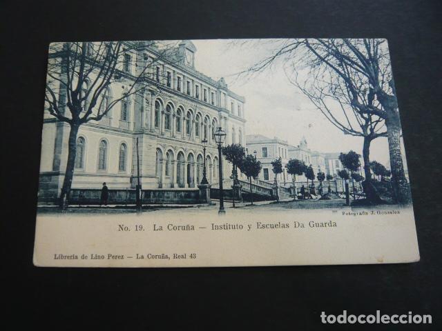 Postales: LA CORU&Ntilde;A INSTITUTO Y ESCUELAS DE GUARDA - Foto 1