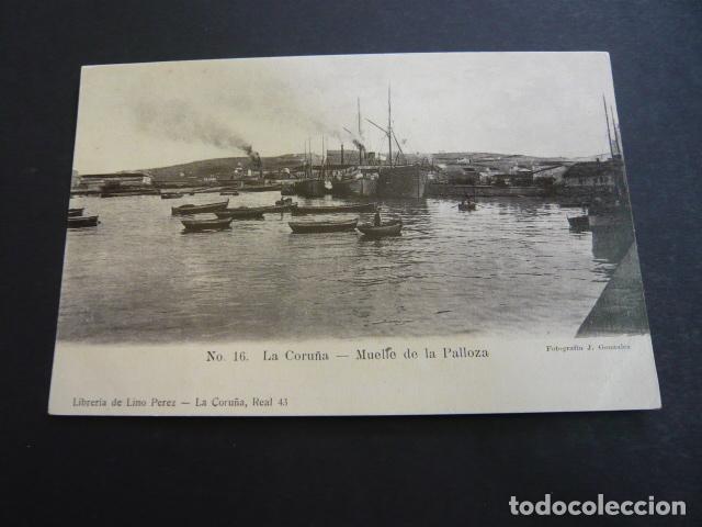 Postales: LA CORU&Ntilde;A MUELLE DE LA PALLOZA - Foto 1